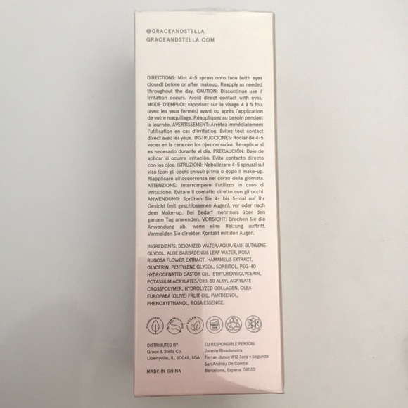 Grace & Stella Rose Facial Spray, 8.11 fl. oz - Picture 3 of 6